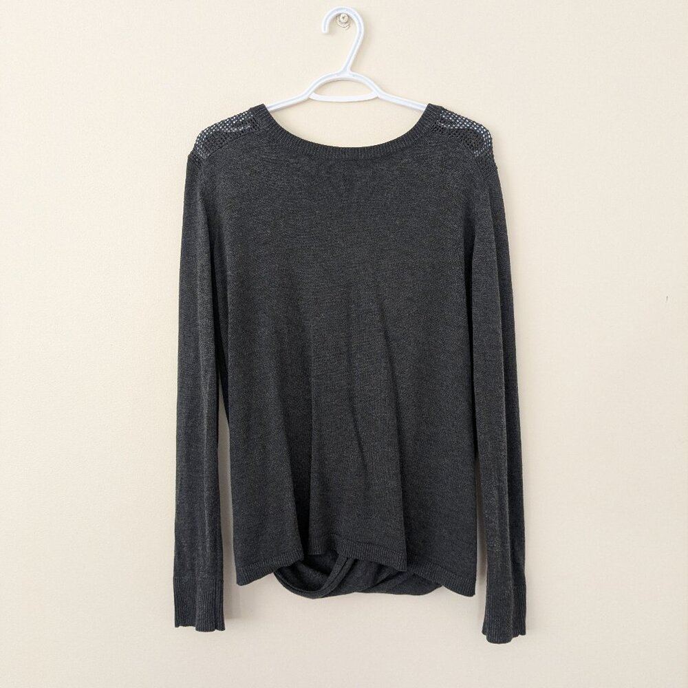 Lululemon twist open back sweater